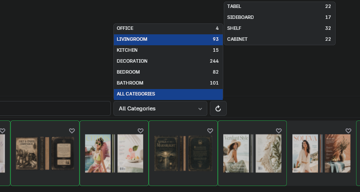 FOURDESINNO categories preview